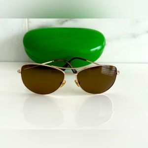 Kate Spade New York sunglasses - gold metal
